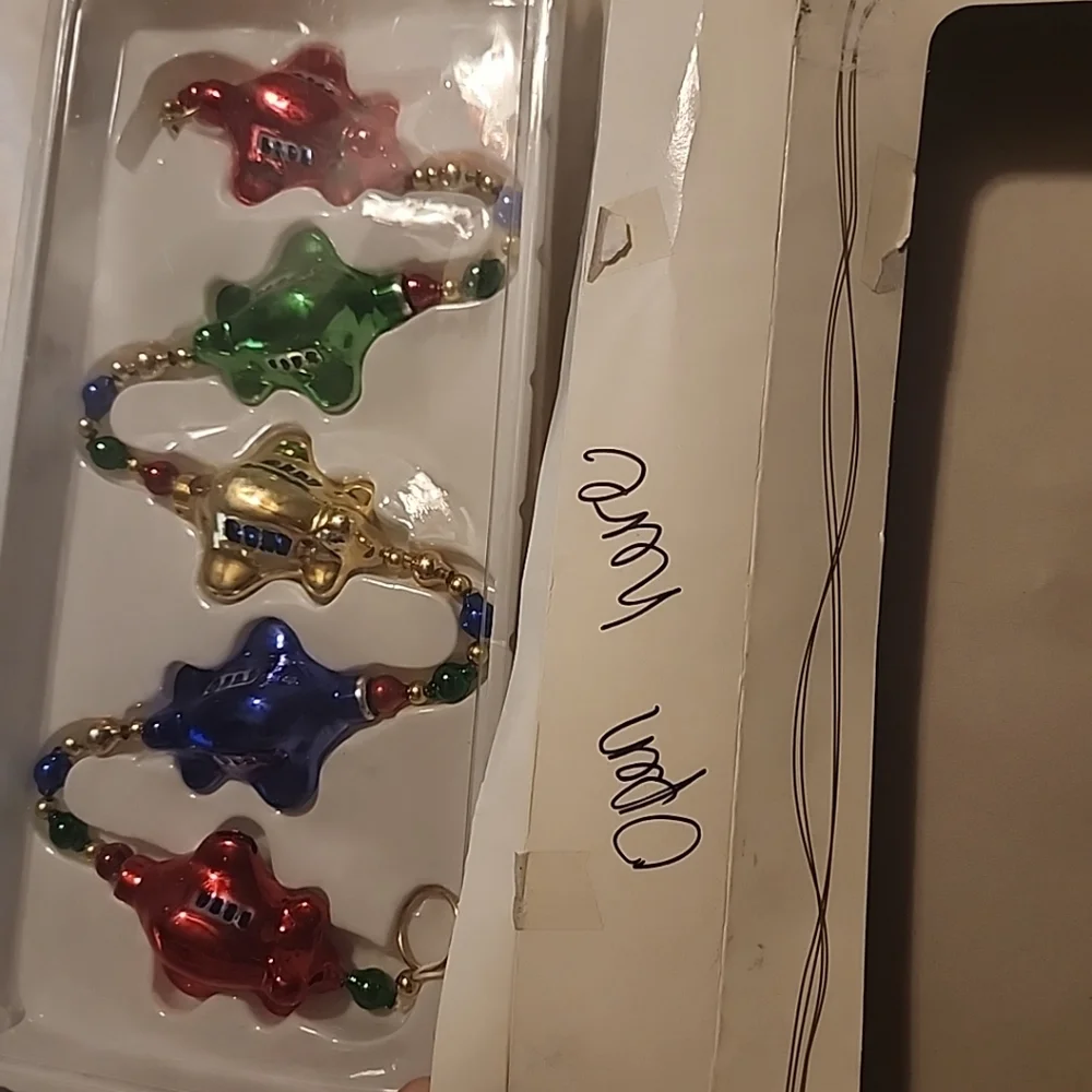Christopher Radko-Style Vintage Glass Airplane Garland Dayton Hudson Pre TARGET